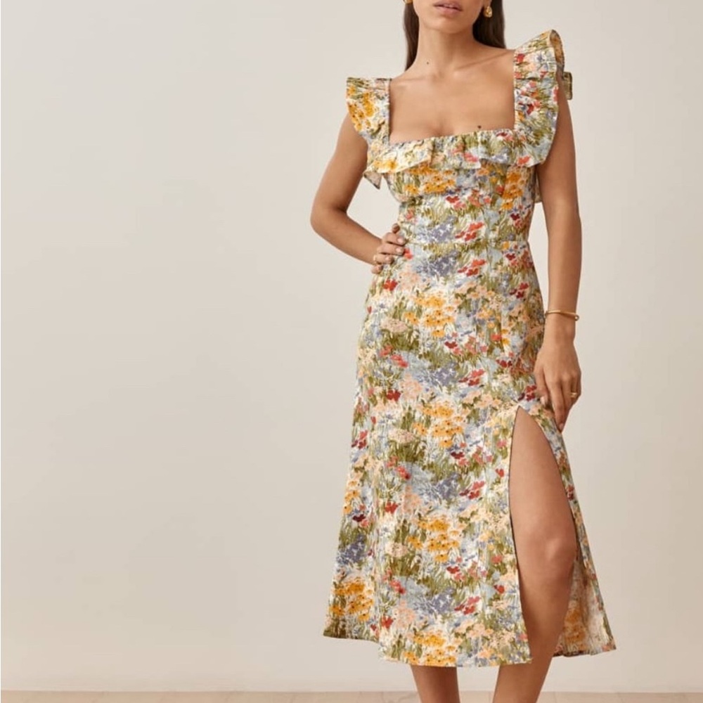 J.Ing Midi Floral Dress